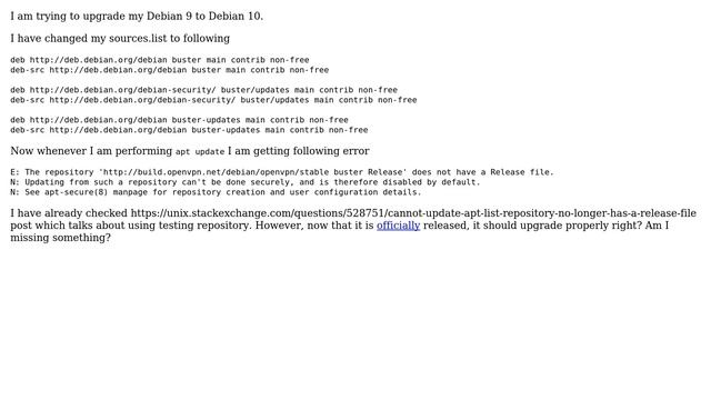 Unix & Linux: Upgrading Debian 9 Stretch to Debain 10 Buster смотреть онлайн