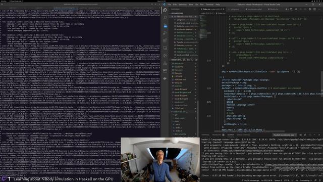 Learning about NBody simulation in Haskell on the GPU part 18 смотреть онлайн
