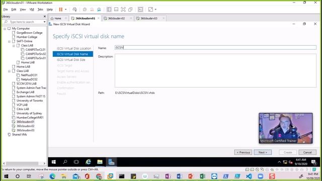 Part 8 Server 2016 Failover Cluster - Failover Cluster Storage Configuration iSCSI смотреть онлайн