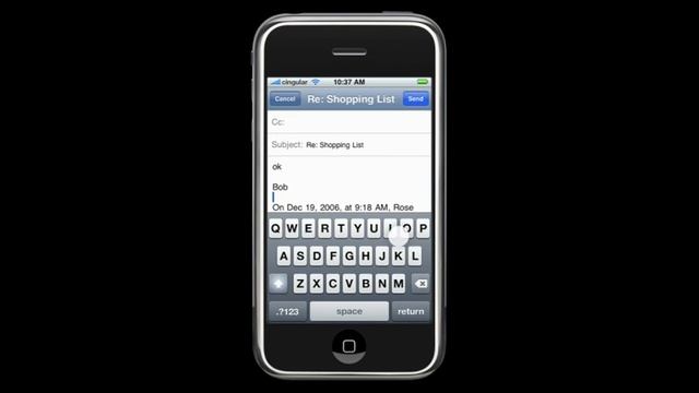 Apple iPhone Интернет-Почта смотреть онлайн