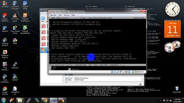 Konfigurasi DHCP Server Debian 7.5 смотреть онлайн