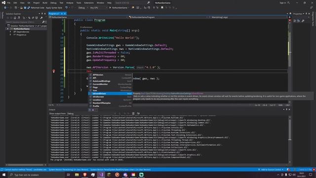 OpenTK Game Window! | Let's Make A Game In C# | Episode 001