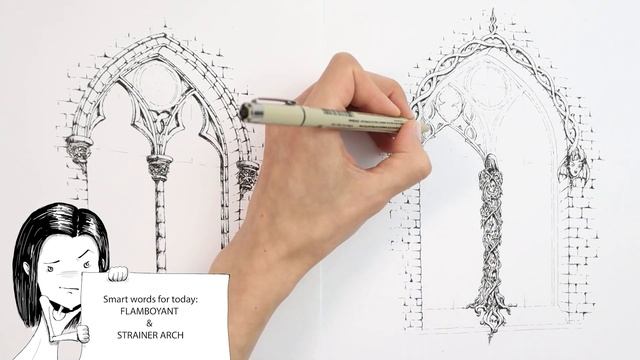 Designing and Drawing Gothic Windows смотреть онлайн
