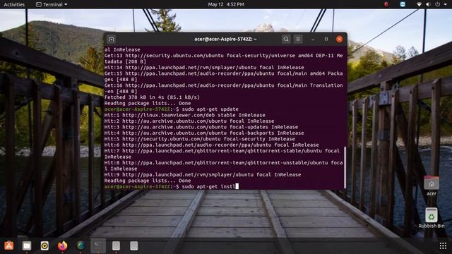 Audio Recorder for Ubunutu 20.04 LTS Record in built and mic audio. смотреть онлайн