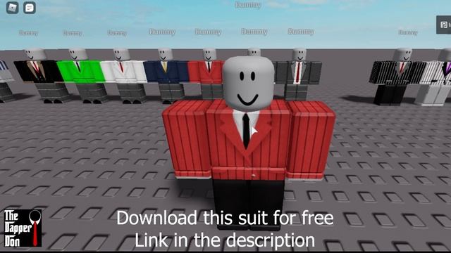 ROBLOX | Free Suit Giveaway | The Dapper Don | Red Pinstripe Suit смотреть онлайн