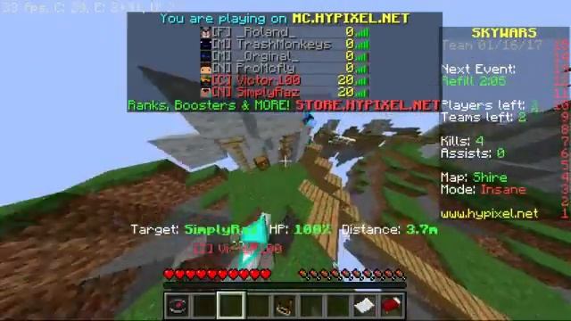 Minecraft Hacker #300: Scaffold, Blink, Kill Aura смотреть онлайн