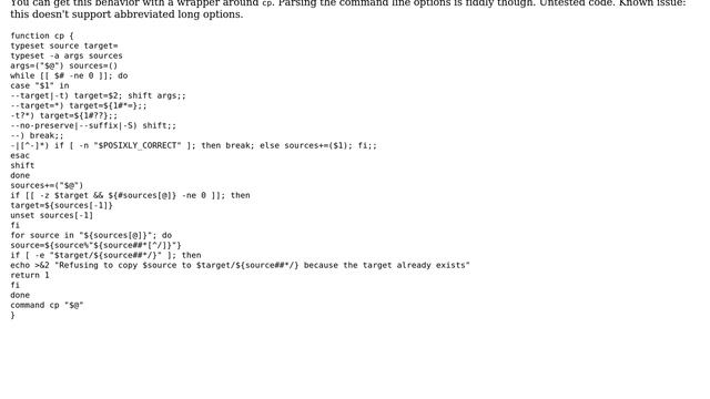 Unix & Linux: How to prevent cp from merging two identically-named directories? (3 Solutions!!) смотреть онлайн