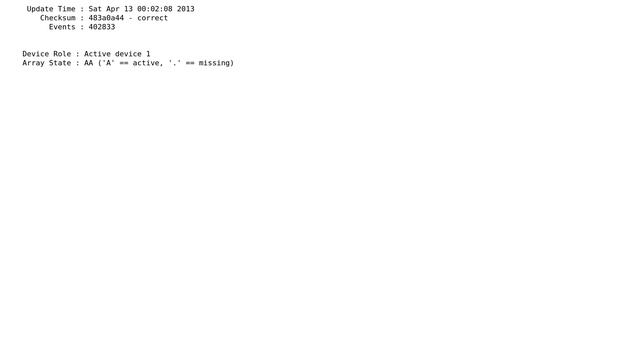 How do I recover files from a single degraded mdadm raid1 drive? "not enough to start the array"? смотреть онлайн