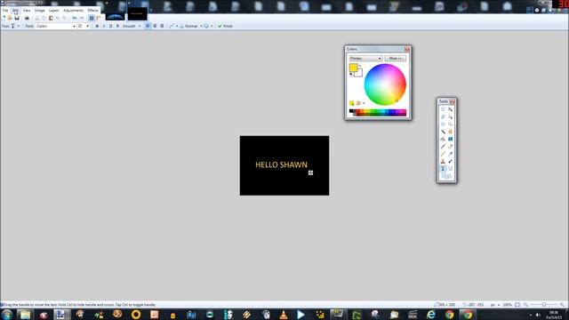 Paint Net Quick Tute - create a transparent text box смотреть онлайн