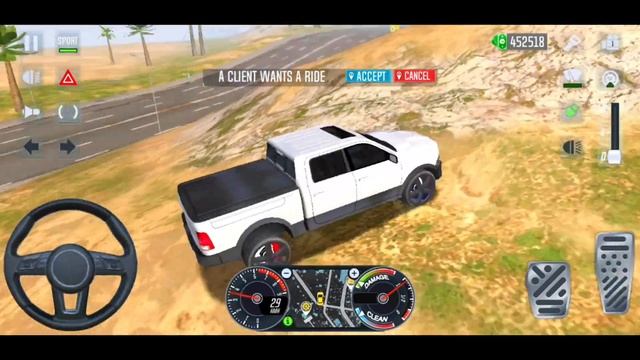 Taxi Simulator 2024 - Ram Pickup 4X4 SUV Car Driving In Los Angeles - Car Game Android Gameplay смотреть онлайн