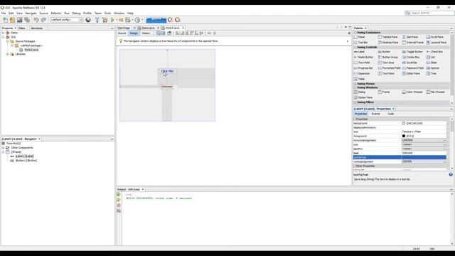 Java GUI Tutorial (Netbeans IDE) смотреть онлайн