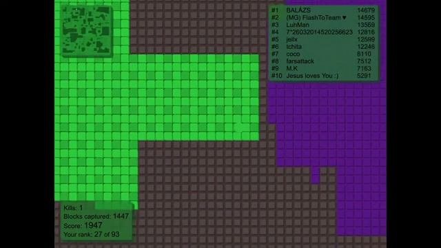 Обзор игры Splix.io IOS. смотреть онлайн