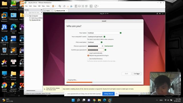 Cài đặt VMWare Workstation Pro 16 và Ubuntu 22.04 LTS смотреть онлайн