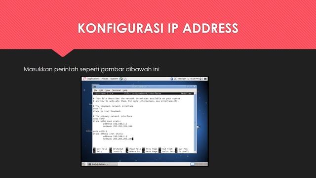 INSTALASI DEBIAN, KONFIGURASI IP ADDRESS, DHCP смотреть онлайн