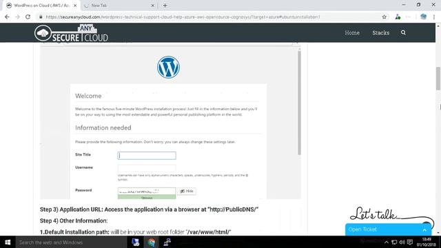 Secured WordPress on Ubuntu 16.04 LTS - Deploy on Azure , AWS and Google Cloud Platform. смотреть онлайн