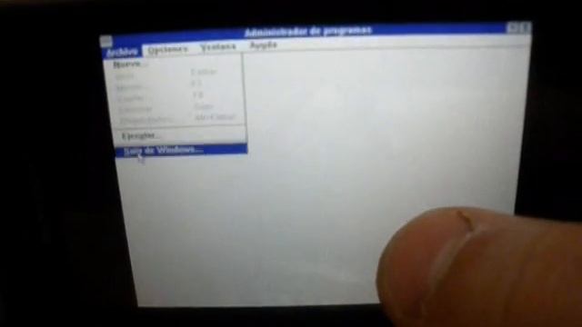 Windows 3.1 en Android (Motorola Milestone) смотреть онлайн