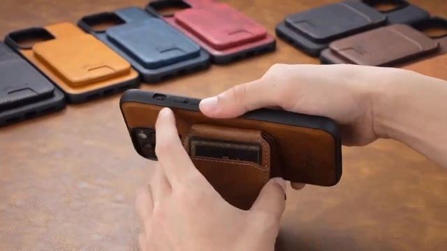 LuxuryLeather Wallet Case for iPhone 15 смотреть онлайн