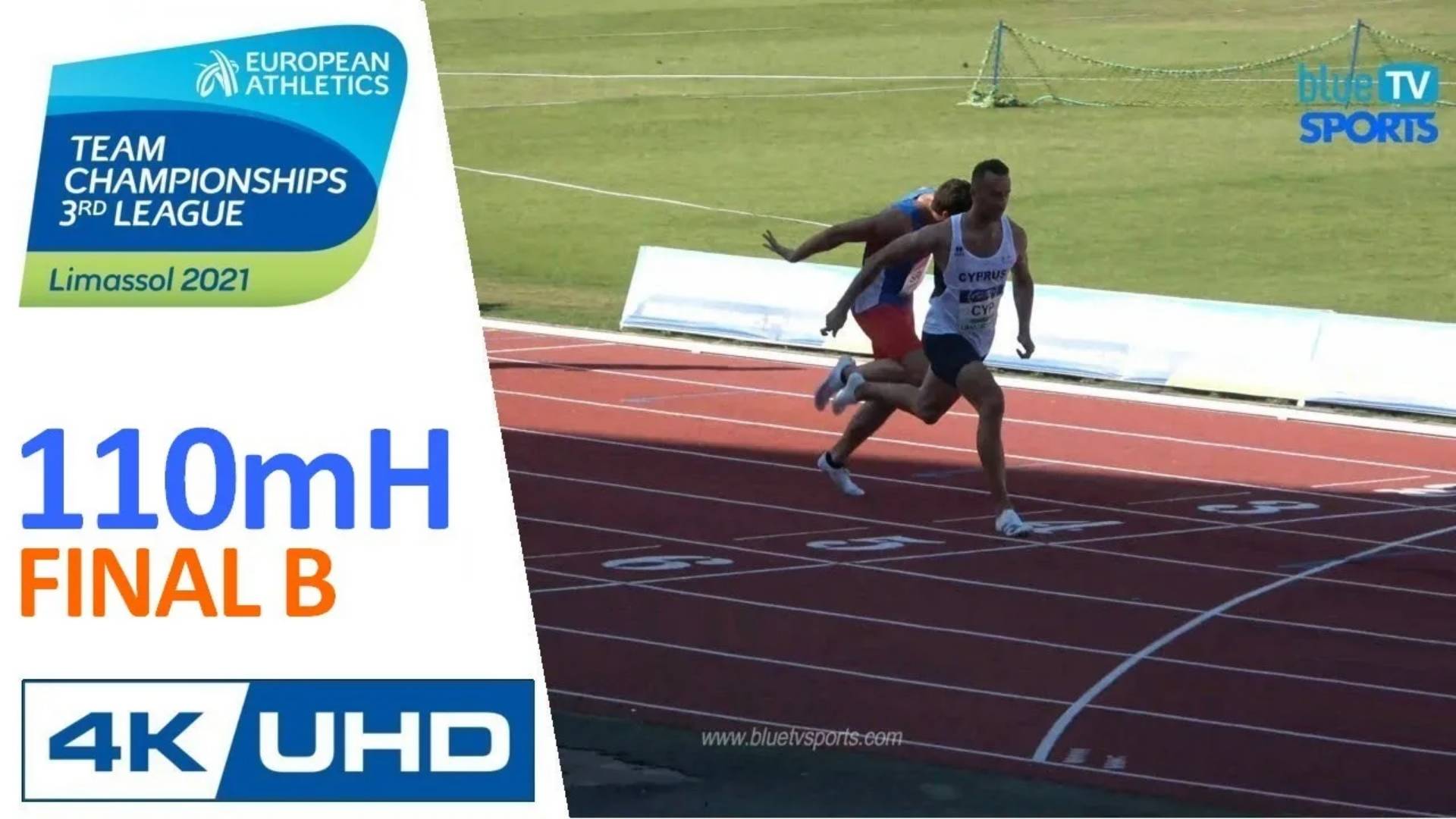 Men's 110 Hurdles Heat 2 European Team Championships смотреть онлайн