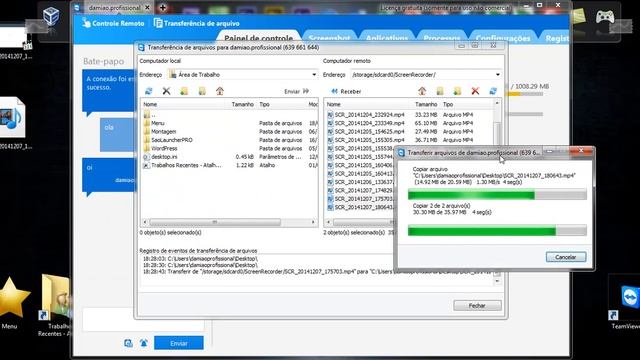 Android e Windows 7- TeamViewer смотреть онлайн
