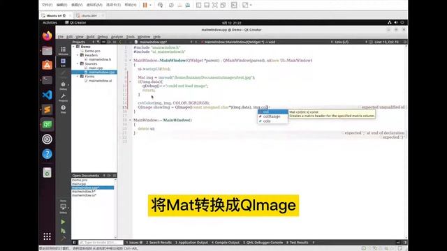 Linux+OpenCV+Qt：在Qt中显示一张图片 смотреть онлайн