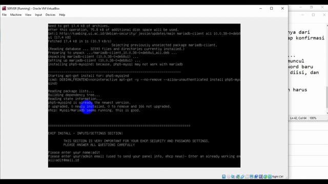 Install EHCP di Debian Server смотреть онлайн
