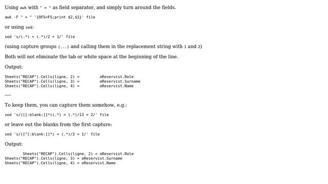 Unix & Linux: swap text before and after a character (2 Solutions!!) смотреть онлайн