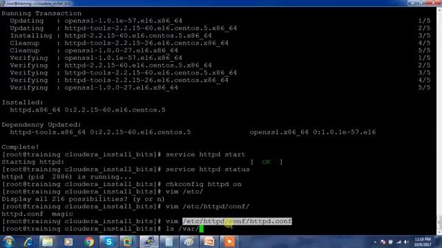 Configure local Repository with httpd Linux Basics For Hadoop Administrators YouTube смотреть онлайн