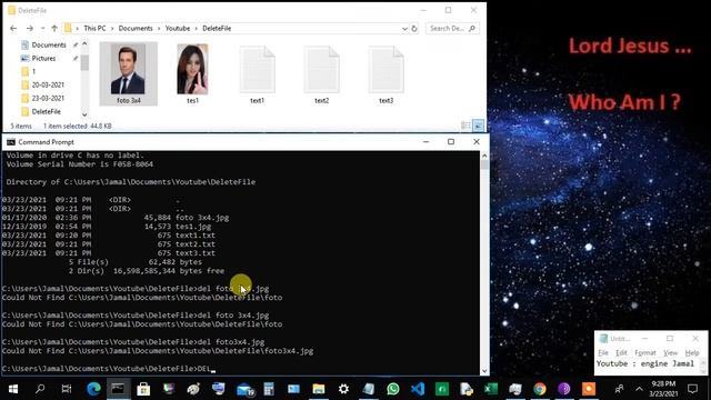 How to delete file using Command Prompt (CMD) Windows 7/8/10 смотреть онлайн