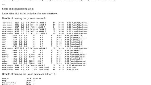 I'm having unacceptable Keyboard and mouse delay while using Linux Mint 18.3 64 bit with the... смотреть онлайн