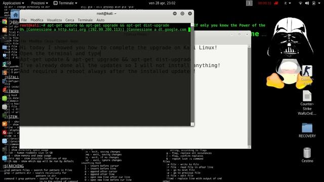 how to complete the upgrade on Kali Linux! смотреть онлайн