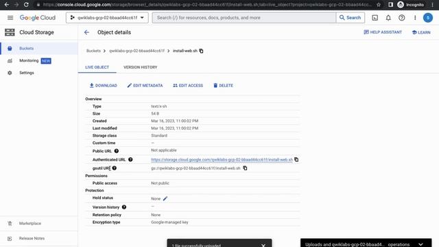 Deploy a Compute Instance with a Remote Startup Script GSP 301 смотреть онлайн