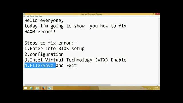 HAXM not installed error solved смотреть онлайн