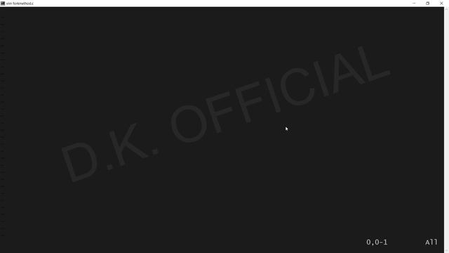 fork() method in C смотреть онлайн