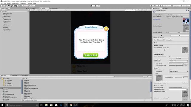 Candy Piano Tiles - Part 5 - Ganti Ads Unit ID Admob Dan Unity Ads