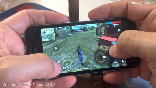 Game Test Garena Free Fire on iPhone 5s iOS 12.5.7 смотреть онлайн