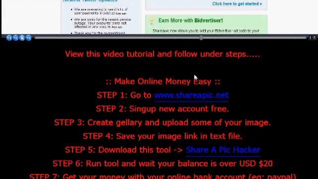 Online Money Hacking Tool (Shareapic.Net Hacking 1000% worked on window XP/7/8) смотреть онлайн