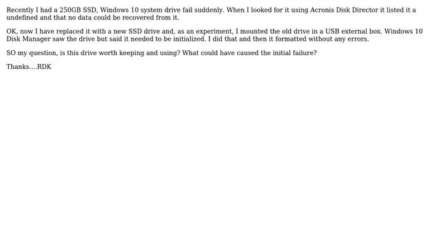 Unix & Linux: Can I trust an SSD drive which failed suddenly смотреть онлайн