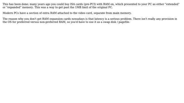 Unix & Linux: Why aren't there PCIe RAM expansions? (7 Solutions!!) смотреть онлайн