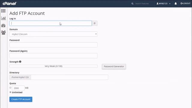 How to create additional FTP accounts in cPanel? смотреть онлайн