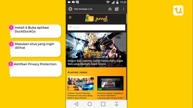 Private Browsing dengan Browser DuckDuckGo смотреть онлайн