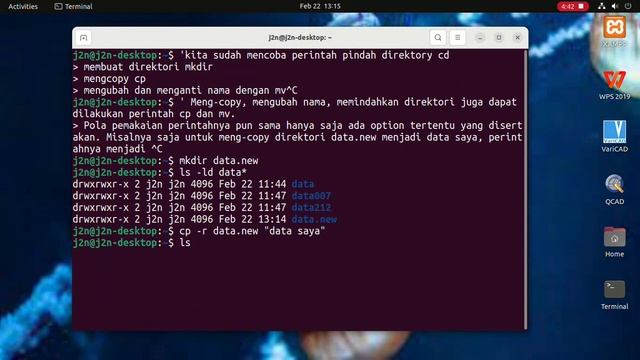 Belajar Linux cp mv perintah dasar linux untuk mencopy mengubah nama memindahkan direktory part 13 смотреть онлайн