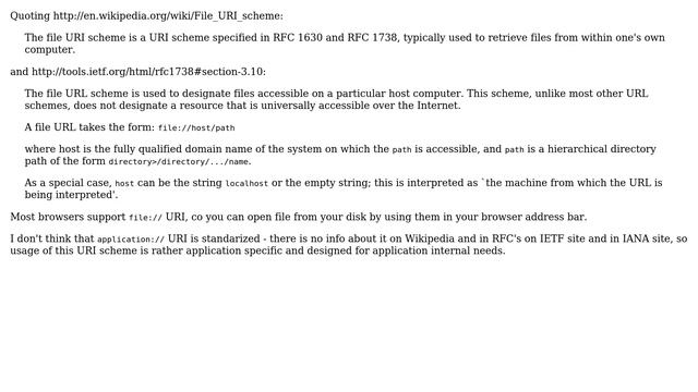 Unix & Linux: What are the URIs starting with file:// or application://? (2 Solutions!!) смотреть онлайн