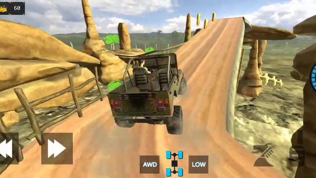 Offroad 4x4 Monster Truck Drive Tough - SUV Jeep Mountain Climb Driving - Android GamePlay #2 смотреть онлайн