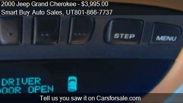2000 Jeep Grand Cherokee Laredo 4WD - For Sale In Ogden, UT