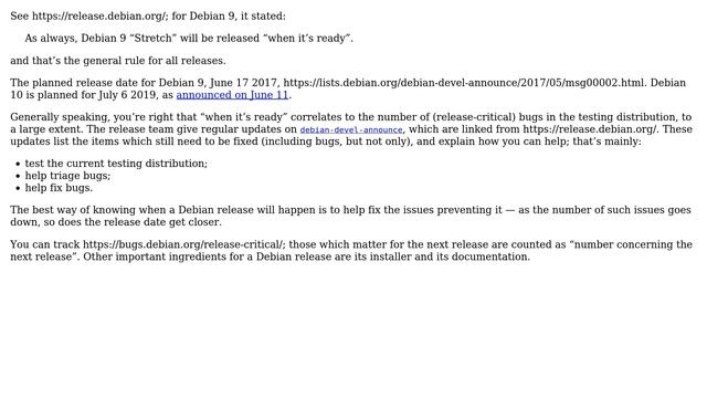 How can we predict when the next Debian release will be out? (4 Solutions!!) смотреть онлайн