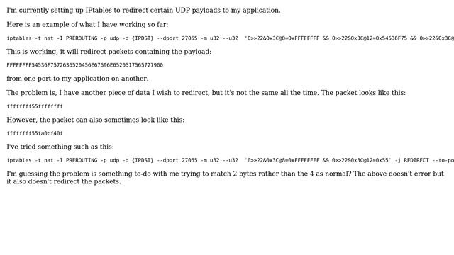 DevOps & SysAdmins: Iptables u32 matching nat смотреть онлайн