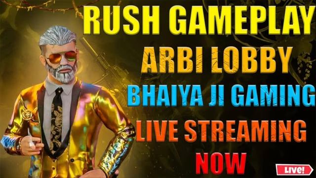 PUBG MOBILE LIVE STREAM RUSH GAMEPLAY ARBI LOBBY BHAIYA JI GAMING #19 смотреть онлайн