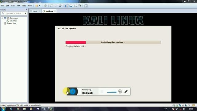 kali linux install in vmware смотреть онлайн
