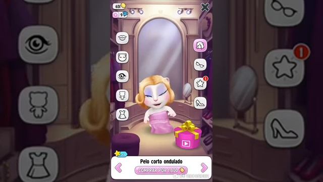 My talking Angela unlocked Pop Star Outfit and Princess смотреть онлайн