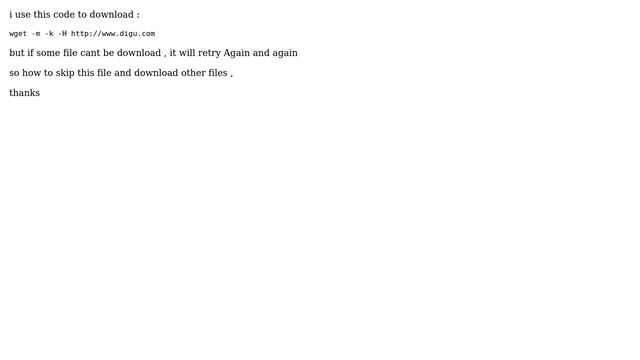 How to use 'wget' to download a whole web site ? смотреть онлайн